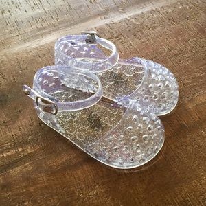 Baby clear  jelly shoes
